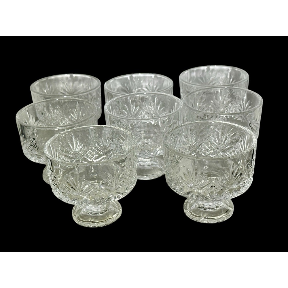 Vintage‎ Godinger Dublin  Dessert Tasters Trifle Bowl 3" Set Of 8